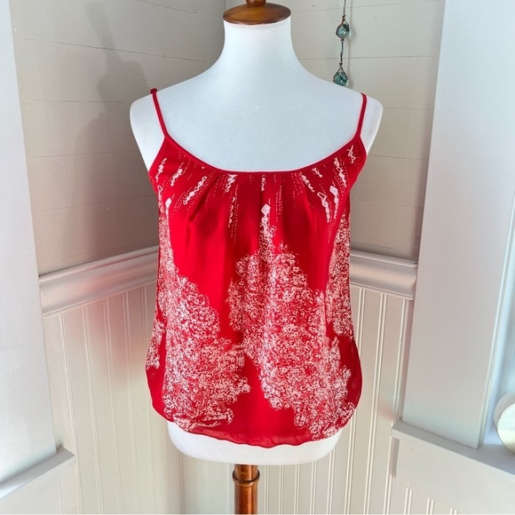 Cabi Red Spaghetti Strap Blouse Style 162 – Romance Top Sz XS - Picture 4 of 11